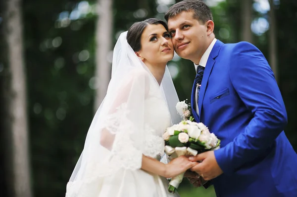 Casamento casal close up — Fotografia de Stock