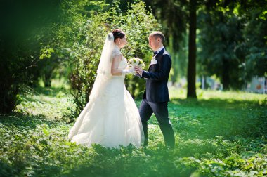 Sadece parkta yürüyüş âşık evli