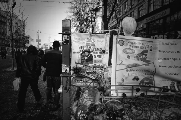 キエフ, ウクライナ - 2014 年 1 月: Euromaidan。自由の革命. — ストック写真