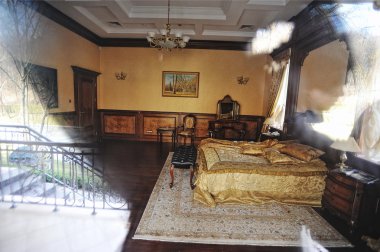 Novi Petrivtsi, Ukrayna - Şubat 2014: ex-presid köşkü