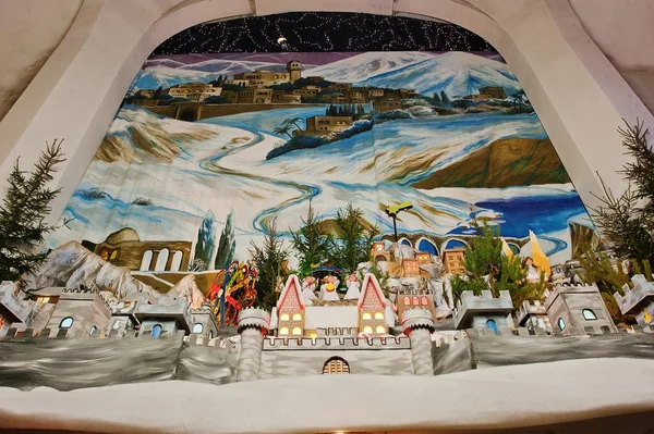 Christmas nativity crib sets — Stock Photo, Image
