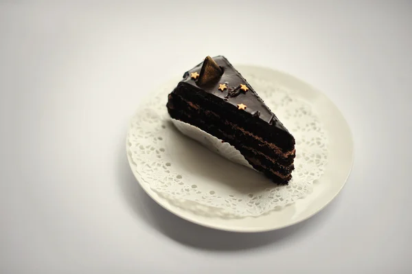 Sladké koláče potravin izolované na bílém — Stock fotografie