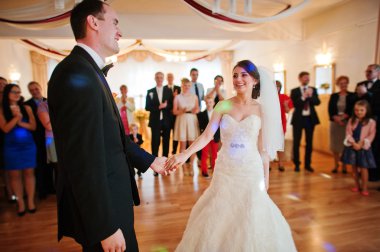 Restoranda Düğün çifti