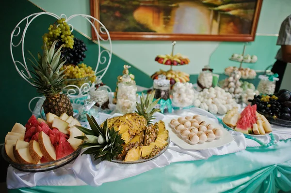 Decor of wedding reception — Stock Photo, Image