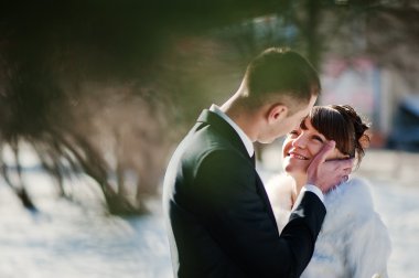 kış günü düğün çifte