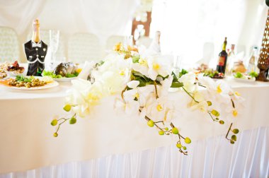 çiçek dekorasyon düğün tablo