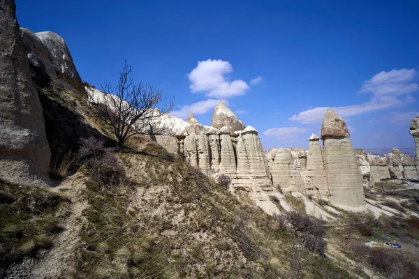 Mountains of the Valley of Love. Turkey, Cappadocia. — Stock Photo, Image