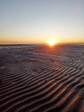Denizde güzel gün batımı