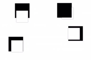 Soyut geometrik animasyon arkaplanı. Tarafsız video görüntüleri.
