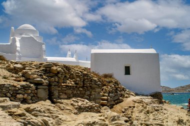 Panagia Paraportiani Kilisesi, Mykonos Adası, Hora, Cyclades, Yunanistan, Avrupa