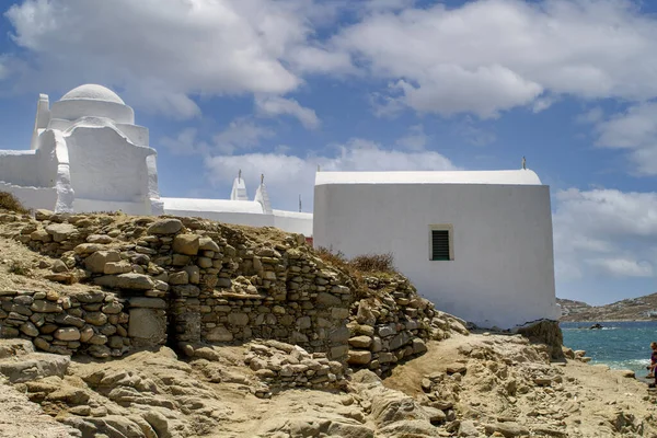 Panagia Paraportiani Kilisesi, Mykonos Adası, Hora, Cyclades, Yunanistan, Avrupa