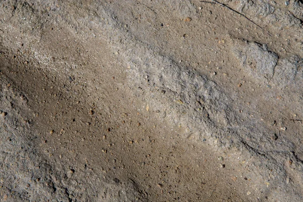 Textured Background Seen Looking Sandy Gravel Stones Mud Sunlight — Stock Photo, Image