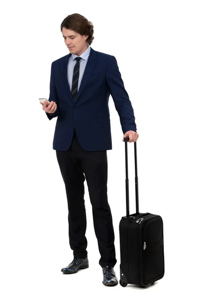 Bisiklete binen mutlu genç çift beyaz arka planda izole bir şekilde oturan bir kadınla birlikte.