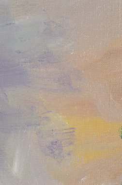 Soyut yaratıcı arkaplan: keten tuvalinde tonal astar boya ile kaotik yağ lekeleri