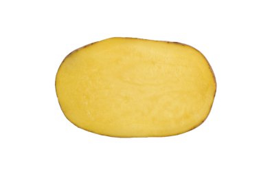 Vejetaryen diyeti: taze çiğ organik patates, beyaz, kısa odaklı