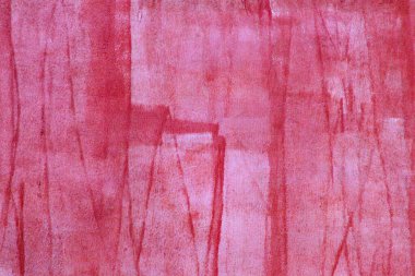 kırmızı boyanmış alçı duvar