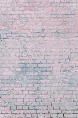 grunge arkaplan: soluk tuğla duvar ile beyaz boya ve yeşil boya kalıntıları