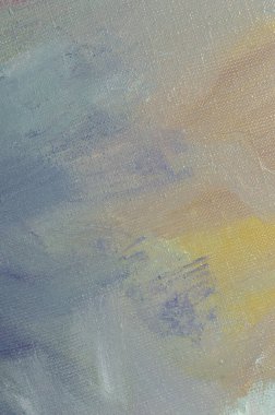 Soyut yaratıcı arkaplan: keten tuvalinde tonal astar boya ile kaotik yağ lekeleri