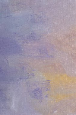 Soyut yaratıcı arkaplan: keten tuvalinde tonal astar boya ile kaotik yağ lekeleri