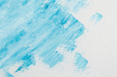 yaratıcı arka plan, renkli astar boya lekesi keten bir tuvalin yüzeyine sürtünmüş, geçici nesne, yakın, tonlama 