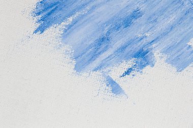 yaratıcı arka plan, renkli astar boya lekesi keten bir tuvalin yüzeyine sürtünmüş, geçici nesne, yakın, tonlama 