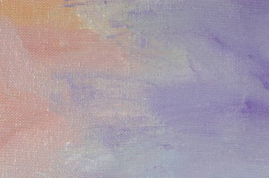 Soyut yaratıcı arkaplan: keten tuvalinde tonal astar boya ile kaotik yağ lekeleri