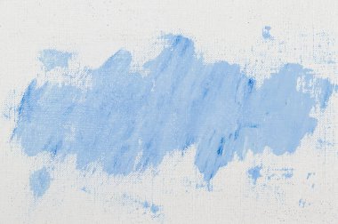 yaratıcı arka plan, renkli astar boya lekesi keten bir tuvalin yüzeyine sürtünmüş, geçici nesne, yakın, tonlama 