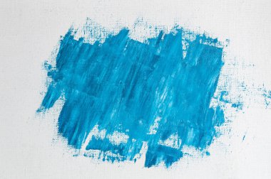 yaratıcı arka plan, renkli astar boya lekesi keten bir tuvalin yüzeyine sürtünmüş, geçici nesne, yakın, tonlama 