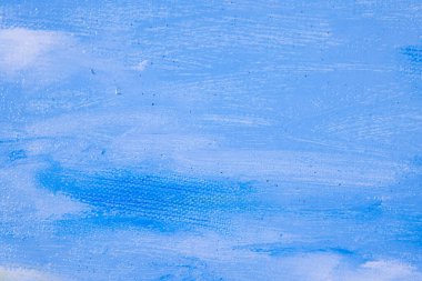 yaratıcı arkaplan, keten tuval yüzeyinde göksel renk astarı, geçici nesne, kapat, tonu 