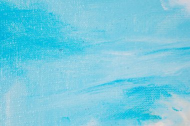 yaratıcı arkaplan, keten tuval yüzeyinde göksel renk astarı, geçici nesne, kapat, tonu 