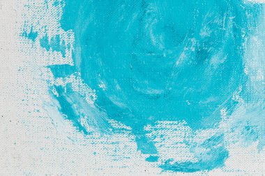 yaratıcı arka plan, renkli astar boya lekesi keten bir tuvalin yüzeyine sürtünmüş, geçici nesne, yakın, tonlama 