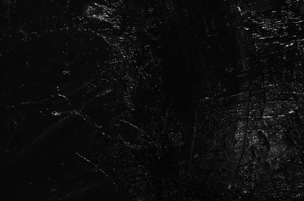 暗い創造的な背景 ラフリネンキャンバス不均等に黒のプライマー 光の反射で覆われています ぼやけ 選択的フォーカス — ストック写真