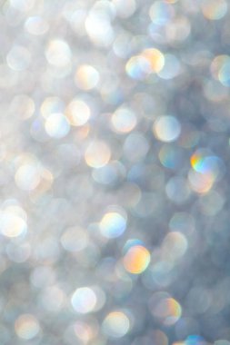 parlak sim arkaplan: donmuş cam üzerindeki birçok renkli ışığın bokeh etkisi, tonlama 