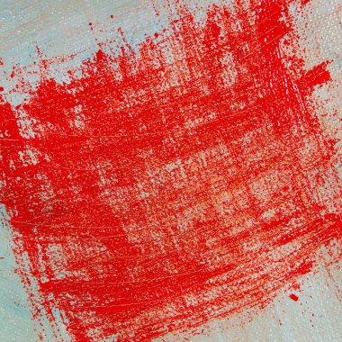 soyut yaratıcı arkaplan: tuvali ayarlarken kırmızı renkli astar lekeleri, geçici nesne. 