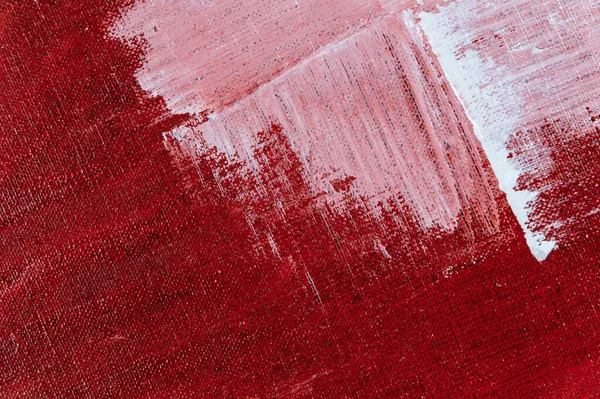 Abstract Creatieve Achtergrond Witte Rode Wazige Vlekken Van Gekleurde Grondverf Stockfoto