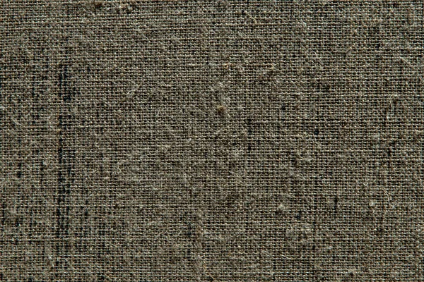 Dark Creative Background Reverse Side Black Primed Linen Canvas Uneven — Stock Photo, Image