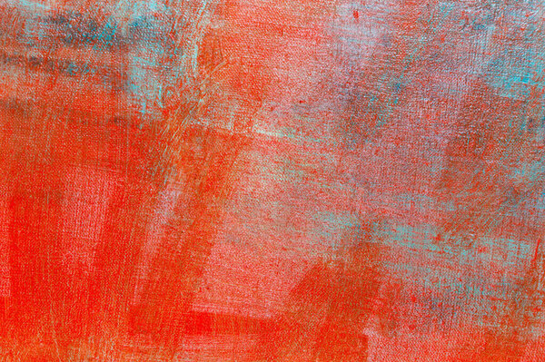 abstract creative background: multicolored blurred spots of colored primer when toning the canvas, temporary object. 