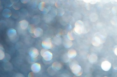 parlak sim arkaplan: donmuş cam üzerindeki birçok renkli ışığın bokeh etkisi, tonlama 