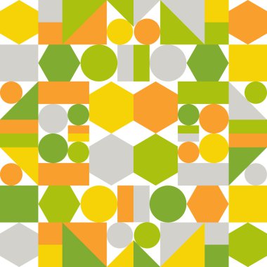 renkli desen geometrik şekiller