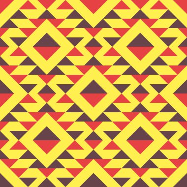 Etnik seamless modeli. Kabile geometrik arka plan. 