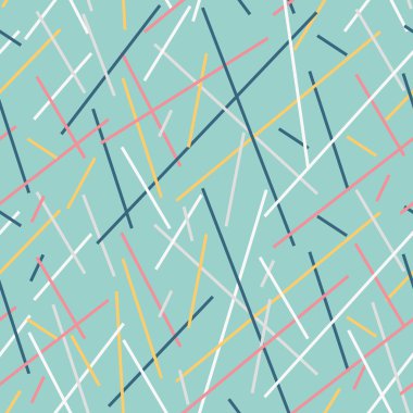 Şık geometrik çizgili arka plan. Vektör Dikişsiz desen