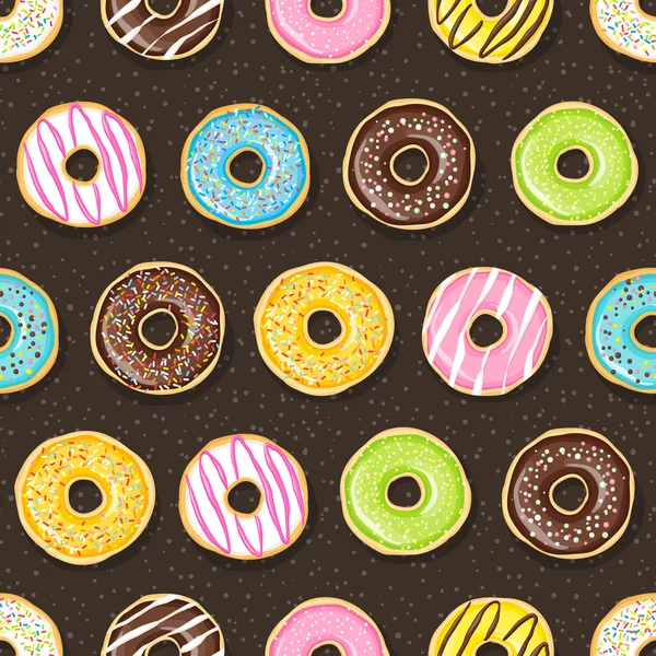 Koyu arka plan üzerinde tatlı çörek.