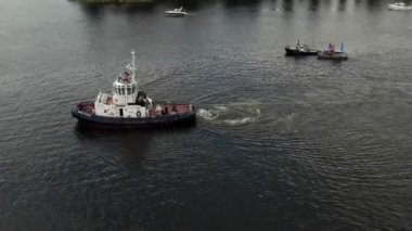 Stockholm takımadasındaki Guldbron 'a yeni bir kanalizasyon nakli. 2020-06-29