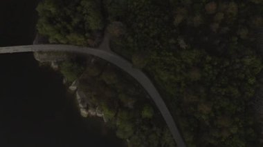 Drone view on Vaxholm kastell in Sunset, Stockholm takımadaları