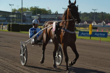 210530 - İsveç 'teki Solvalla pistinde Elitloppet koşu etkinliği.