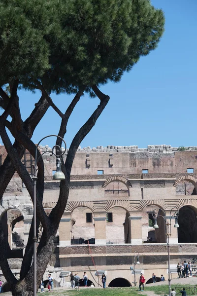 2017 09 04 - Colosseum of Rome in Italy one spring day in april — Stock Photo, Image