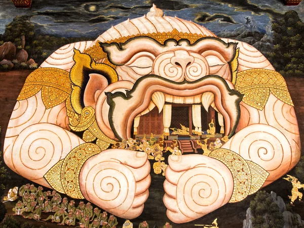 Duvar Tapınağı Emerald Buda Tayland için