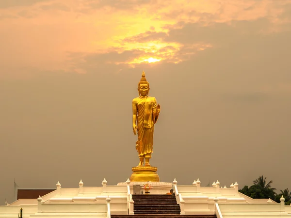 Buda heykeli günbatımı