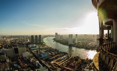Görünüm Sathon Tower Bangkok, Tayland
