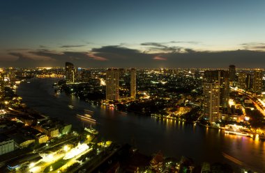 Görünüm Sathon Tower Bangkok, Tayland